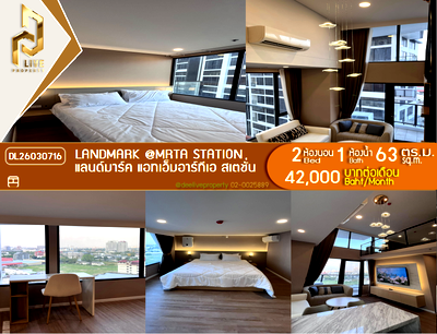 Condos for rent : DL26030716 Condo for rent, Landmark @MRTA Station  near -, ready to move in, call urgently 0656133286 LineID @534wlwof