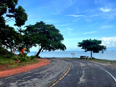 Land for sale Map ammarit Hospital : Land for sale, by the sea and the mountain 11 Rai in Chumphon