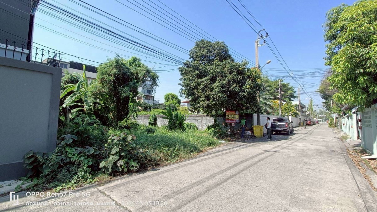 รูป ขายถูกที่ดิน 111 ตรว ติดถนนคอนกรีตสาธารณะ  ถมแล้ว ซ.ติวานนท์-ปากเกร็ด 27 อ.ปากเกร็ด จ.นนทบุรี  - รูปที่ 8/9