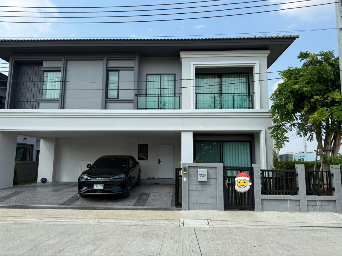 รูป 🏡✨ ปล่อยเช่าบ้านเดี่ยวหรู โครงการบริทาเนีย บางนา–ศรีวารี ซอยลาดกระบัง 54 4 ห้องนอน 5 ห้องน้ำ ติดสวนส่วนกลาง บรรยากาศส่วนตัวมาก 🌳 - รูปที่ 1/19