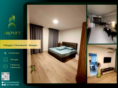 บ้านเดี่ยวให้เช่า : UV01914 - Villaggio 2 Srinakarin - Bangna : MegaBangna 