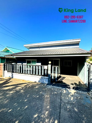 เช่าบ้านเดี่ยว ม.รังสิต : ให้เช่าบ้านเดี่ยวชั้นเดียว สไตล์โมเดิร์น  ดอนเมือง  ซอยช่างอากาศอุทิศ 18 พื้นที่ 120 ตร.ม. ขนาด 3 ห้องนอน 1 ห้องน้ำ 1 ห้องโถงใหญ่ 1 ห้องครัว