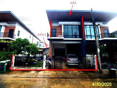 บ้านเดี่ยว 36 ตร.วา พระสมุทรเจดีย์ สมุทรปราการ 2.9M