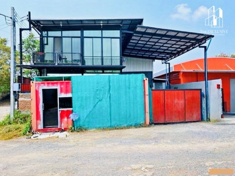 ขายโรงงานพร้อมที่อยู่อาศัย ซอยบ้านกล้วย–ไทรน้อย บางบัวทอง นนทบุรี