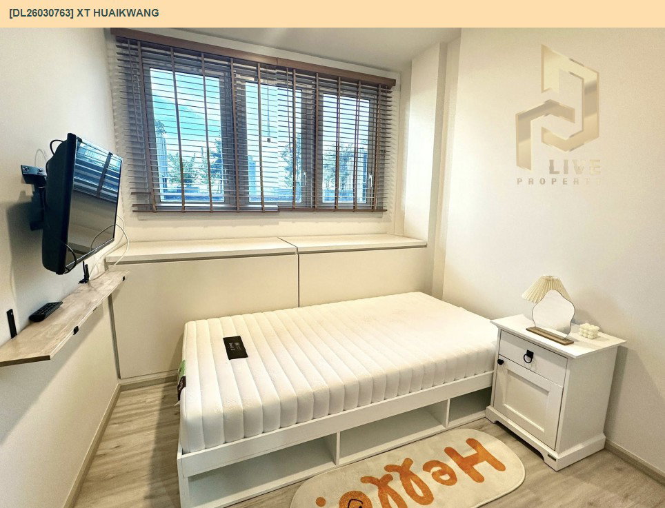 รูป DL26030763 ให้เช่าคอนโด เอ็กซ์ที ห้วยขวาง (XT HUAIKWANG) ใกล้ MRT ห้วยขวาง พร้อมเข้าอยู่ โทรด่วน 0656259498 LineID @257sxzzu - รูปที่ 3/14