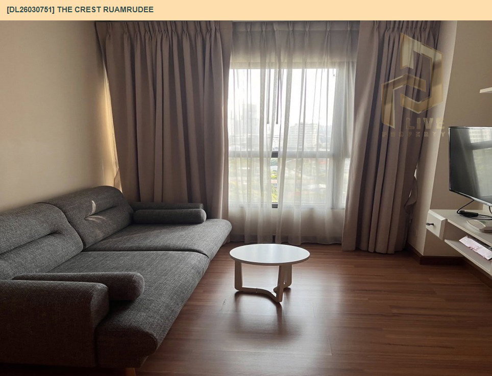 รูป DL26030750 ให้เช่าคอนโด เดอะ เครสท์ พหลโยธิน 11 (The Crest Phaholyothin 11) ใกล้ BTS อารีย์ พร้อมเข้าอยู่ โทรด่วน 0656133286 LineID @534wlwof - รูปที่ 2/7