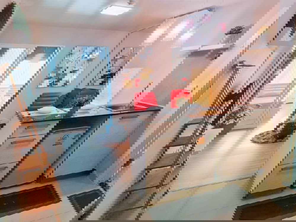 รูป ห้องจริง✨เช่าคอนโด สัญญา 1 ปี✨🛋️🛌เอ็ม โซไซตี้ - รูปที่ 2/10