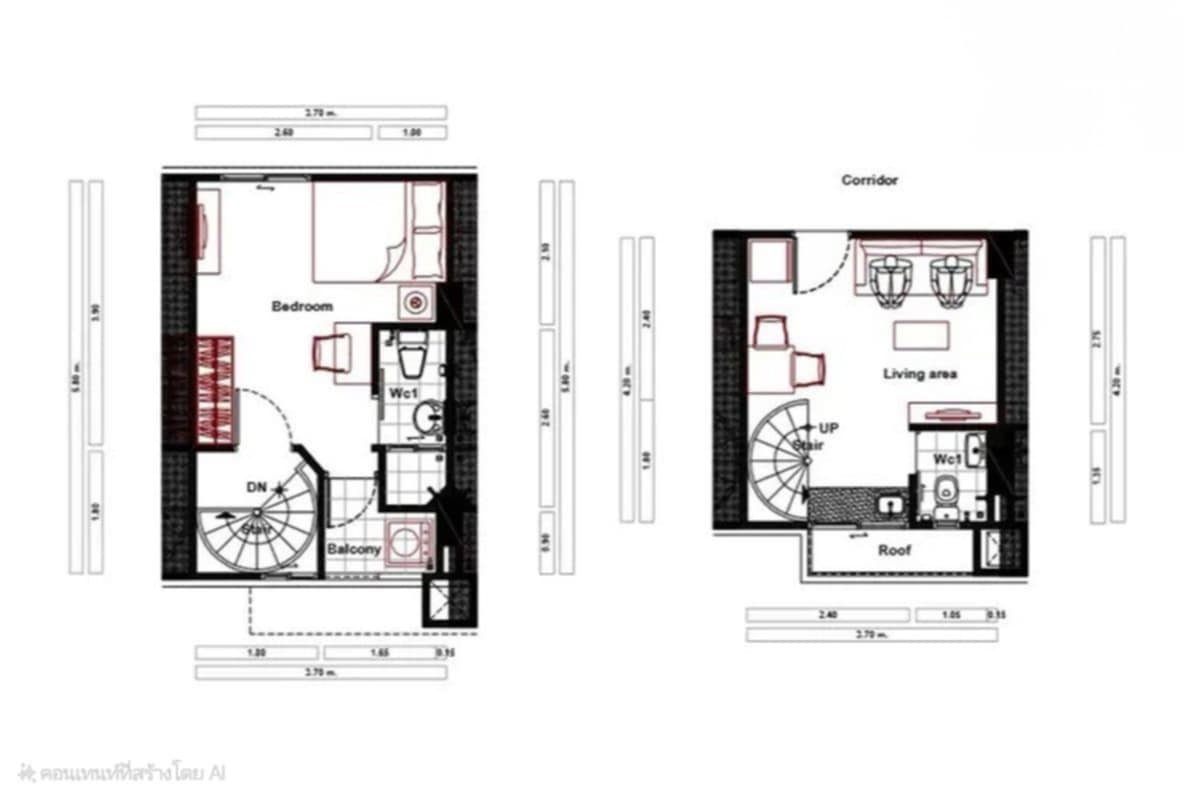 รูป ห้องจริง✨เช่าคอนโด สัญญา 1 ปี✨🛋️🛌คันทรี วิลล์ รีสอร์ท แคราย เฟส 1 - รูปที่ 7/8