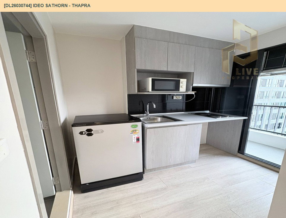 รูป DL26030744 ให้เช่าคอนโด ไอดีโอ สาทร - ท่าพระ (IDEO Sathorn - Thapra) ใกล้ BTS โพธิ์นิมิตร พร้อมเข้าอยู่ โทรด่วน 0656133286 LineID @534wlwof - รูปที่ 7/13