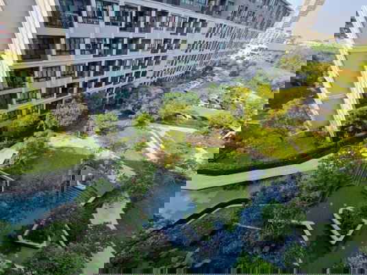 รูป คอนโดเช่าพร้อมอยู่ใกล้ธรรมศาสตร์รังสิต ถนนเชียงราก - รูปที่ 9/13