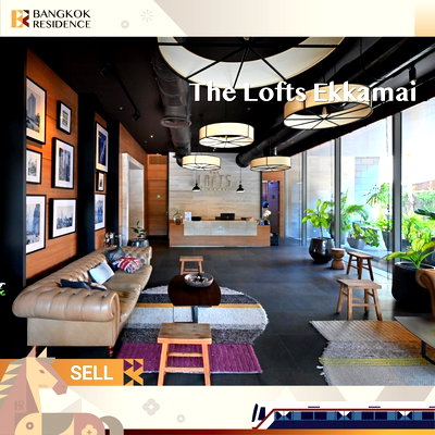 ขายคอนโด : 🔥 ยูนิตฮอต! ห้องวิวโล่ง ราคาต่ำกว่าตลาด!  - The Lofts Ekkamai ใกล้ Bts เอกมัย