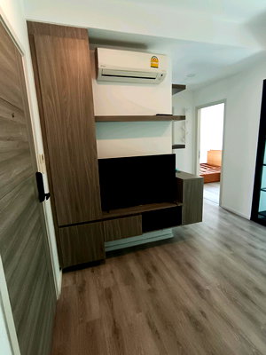 คอนโดให้เช่า : ให้เช่า คอนโด | 1 ห้องนอน 1 ห้องเอนกประสงค์ ผนังทึบ “Notting Hill Sukhumvit 105” 45 ตร.ม. ใกล้ BTS แบริ่ง