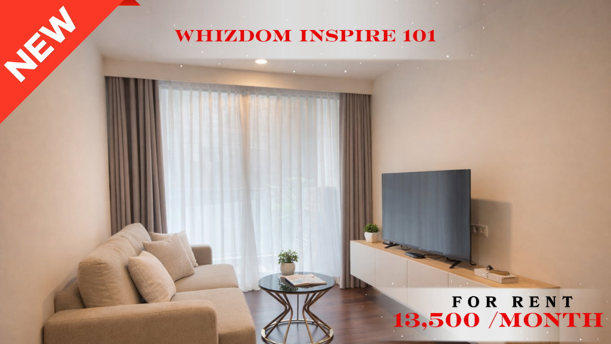 รูป 🍀🍀 Fully furnished💝 ให้เช่า📌 วิสดอม อินสปาย สุขุมวิท(Line: @rent2022) BTS ปุณณวิถี พร้อมเข้าอยู่ 🔖06906 - รูปที่ 1/11