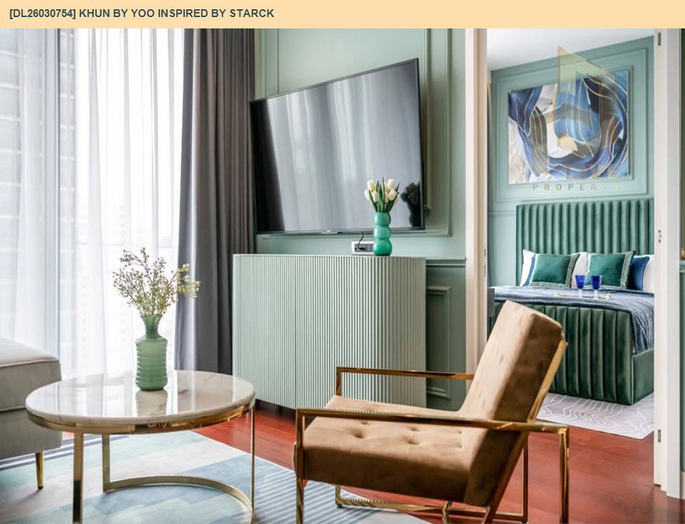 รูป DL26030754 ให้เช่าคอนโด คุณ บาย ยู อินสไปร์ บาย สตาร์ค (KHUN by YOO inspired by Starck) ใกล้ BTS ทองหล่อ พร้อมเข้าอยู่ โทรด่วน 0614453194 LineID @162cjixi - รูปที่ 4/7