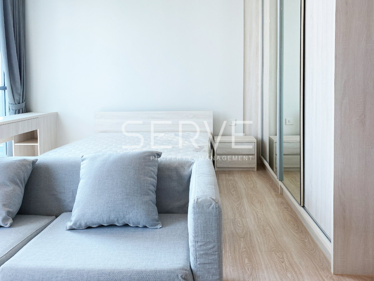 รูป 🔥25K- ห้องกว้าง 2นอน แต่งสวย ชั้นสูงสุด30+ วิวดี เฟอร์แน่น คอนโดทำเลดีย่านรัชดา ติด MRT ศูนย์วัฒนธรรม @ Noble Revolve Ratchada - รูปที่ 8/9