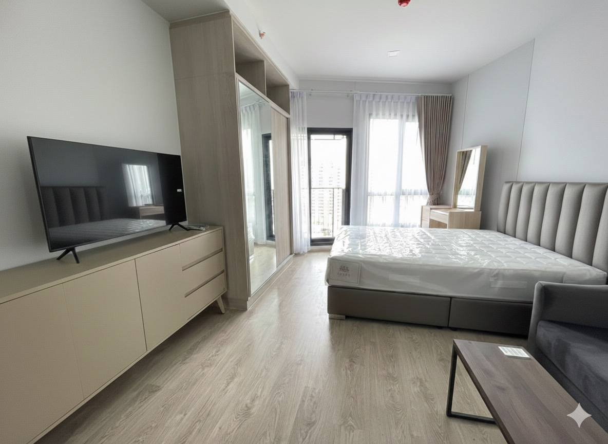 รูป 🌳🌳For rent The Tree Phatthanakarn-Ekkamai  🌳🌳 ห้องสวย พร้อมอยู่ แต่งสวย ID LINE : @190evxgl - รูปที่ 1/4