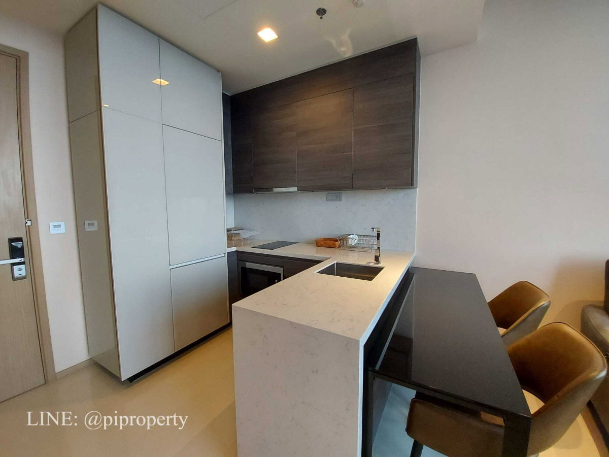 รูป ชั้นสูงวิวดี 1 ห้องนอนให้เช่าในเอสอโศก ตกแต่งพร้อมเข้าอยู่ ทำเลชั้นนำในอโศก ด้วยระบบ BTS และ MRT - รูปที่ 3/26