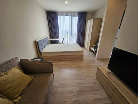 ให้เช่าคอนโด Ideo mobi sukhumvit eastpoint คอนโดแต่งครบพร้อมเข้าอยู่ใกล้รถไฟฟ้าBTSบางนาเพียง250เมตรเท่านั้น!!