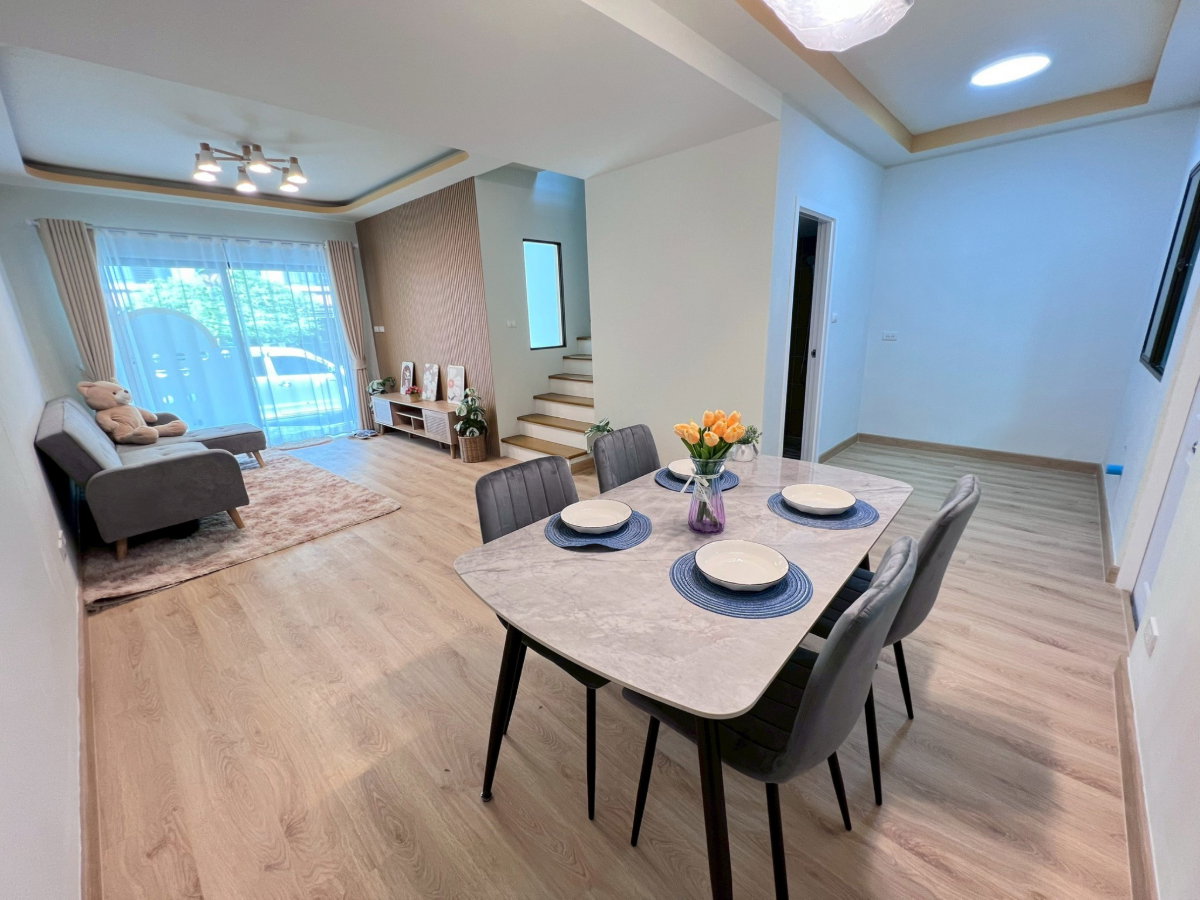 รูป ทาวน์โฮม รีโนเวทใหม่ หมู่บ้านพฤกษา ไพร์ม รามอินทรา-คู้บอน ถนนคู้บอน แขวงท่าแร้ง เขตบางเขน เฟอร์นิเจอร์พร้อมอยู่ - รูปที่ 9/21