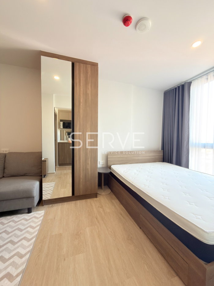 รูป สตูดิโอ ห้องสวย เฟอร์ฯ ครบ เครื่องใช้ไฟฟ้าพร้อม กับคอนโดใหม่ ทำเลดี ติด BTS คูคต 100 ม. ที่ Nue Core Khu Khot Station ใกล้แมคโคร โลตัส / ให้เช่าคอนโด - รูปที่ 7/10