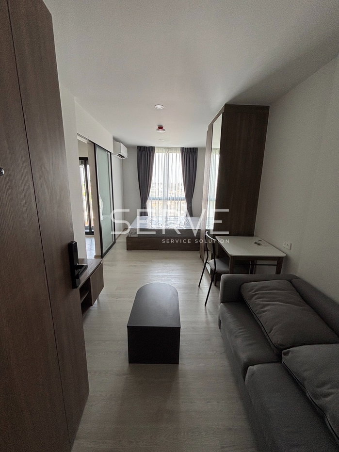 รูป สตูดิโอ เฟอร์ฯ ครบ เครื่องใช้ไฟฟ้าพร้อม กับคอนโดใหม่ ทำเลดี ติด BTS คูคต 100 ม. ที่ Nue Core Khu Khot Station ใกล้ แมคโคร โลตัส / ให้เช่าคอนโด - รูปที่ 1/6