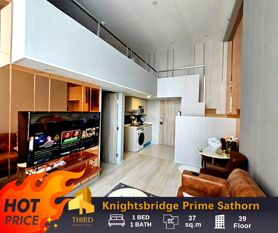 Condos for rent :  ✨𝐊𝐍𝐈𝐆𝐇𝐓𝐒𝐁𝐑𝐈𝐃𝐆𝐄 𝐏𝐑𝐈𝐌𝐄 𝐒𝐀𝐓𝐇𝐎𝐑𝐍  ✨Fully furniture , ready to move in //Ask more info  LineID:@thirdproperty