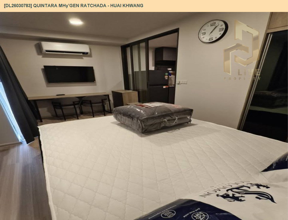 รูป DL26030783 ให้เช่าคอนโด ควินทารา มายเจน รัชดา - ห้วยขวาง (QUINTARA MHy’GEN RATCHADA - HUAI KHWANG) ใกล้ MRT ห้วยขวาง พร้อมเข้าอยู่ โทรด่วน 0614453194 LineID @162cjixi - รูปที่ 3/9