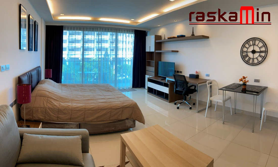 รูป KT0311📲LineID @556ryccg🏄‍♂️ห้องสตูดิโอ 44ตรม ชั้น6🏖️วิวทะเล พร้อมเฟอร์นิเจอร์🌴Wong Amat Tower วงศ์อมาตย์ ทาวเวอร์ - รูปที่ 2/10