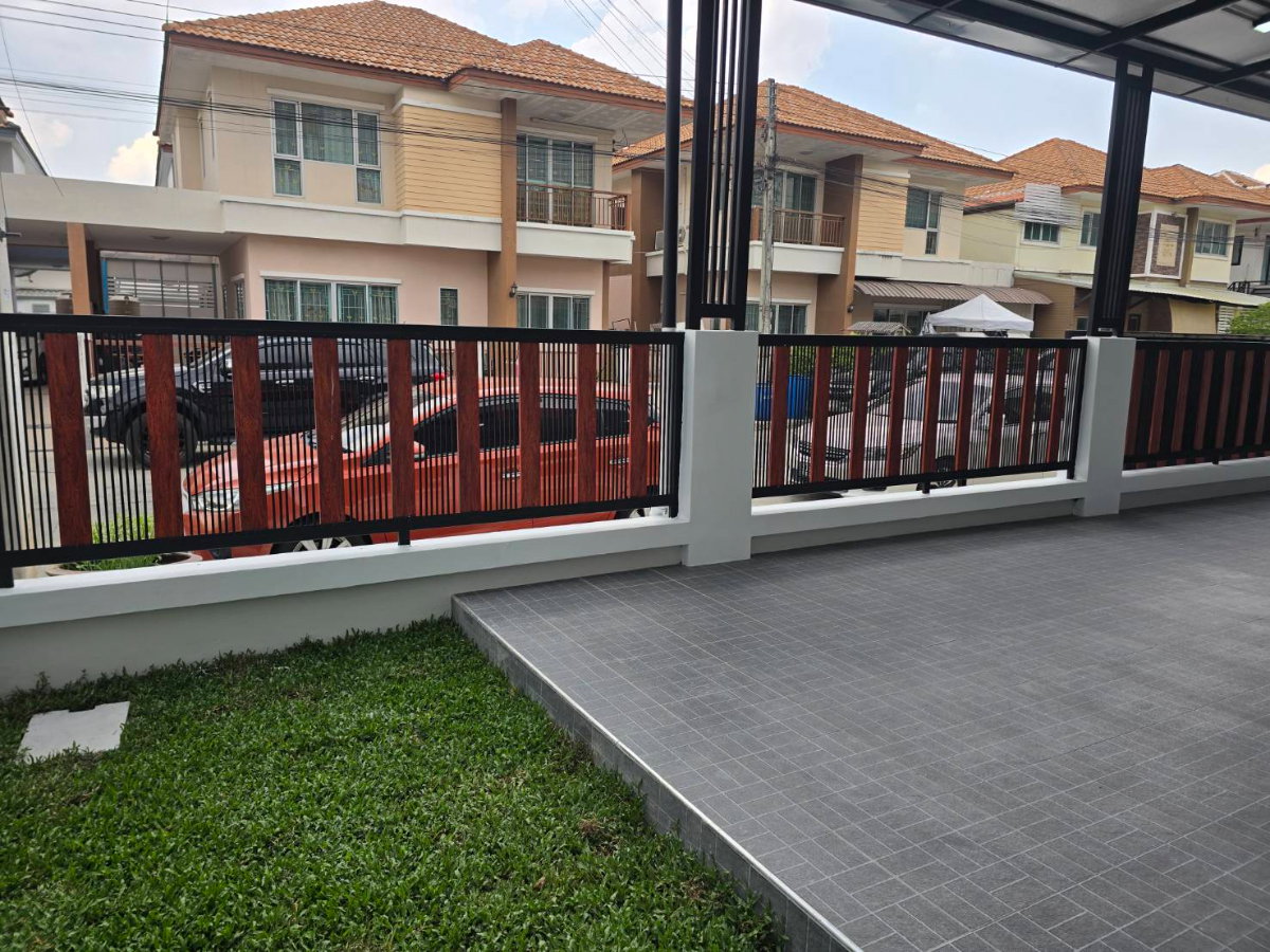 รูป บ้านแฝดสไตล์บ้านเดี่ยว หลังใหญ่ ต่อเติมเต็ม รีโนเวทใหม่ สวย พร้อมอยู่ ทำเลดีต้นโครงการ หมู่บ้านพนาสนธิ์วิลล่า ลำลูกกาคลอง4 ไสวประชาราษฎร์ - รูปที่ 34/35