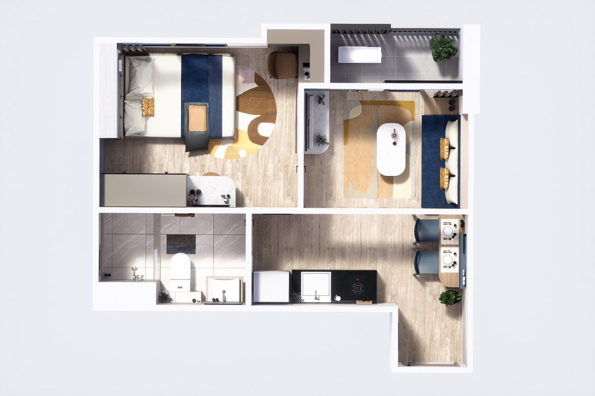 รูป ขายดาวน์! โครงการ บริกซ์ ประชาอุทิศ - สุขสวัสดิ์ ราคาดีที่สุด และห้องสวยที่สุด - รูปที่ 1/13