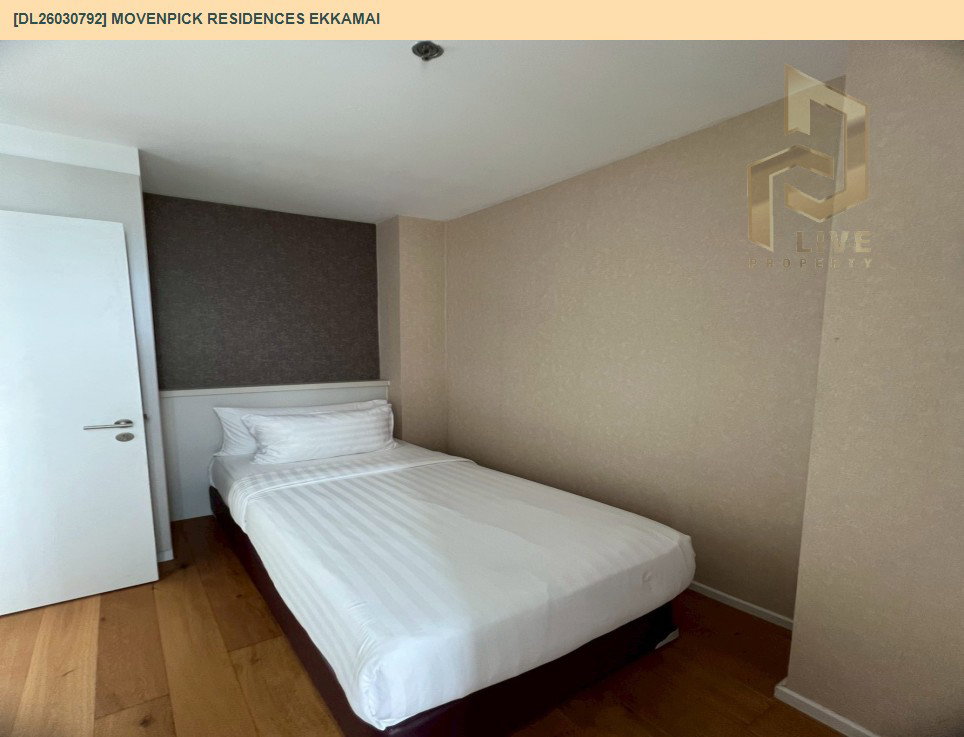 รูป DL26030792 ขายคอนโด เมอเวนพิค เรสซิเดนซ์ เอกมัย (Movenpick Residences Ekkamai ) ใกล้ BTS เอกมัย พร้อมเข้าอยู่ โทรด่วน 0800343450 LineID @655ebbvc - รูปที่ 4/9