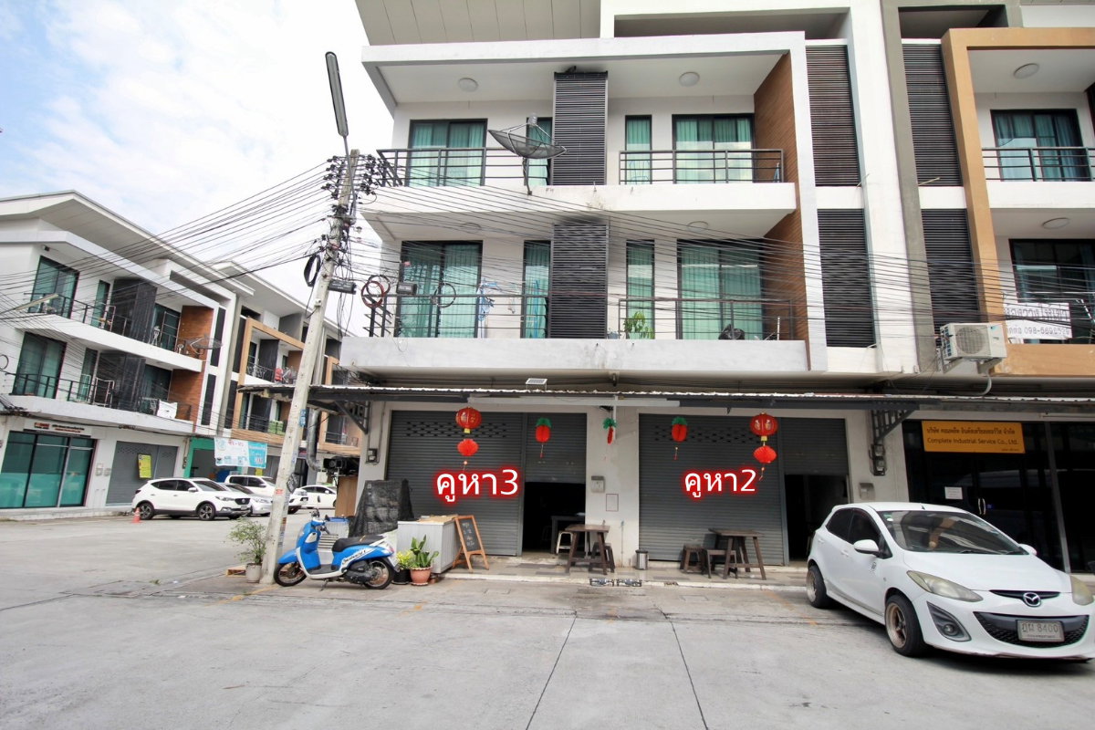 รูป ขายอาคารพาณิชย์ 3 ชั้น พร้อมผู้เช่า โครงการ DComplex(ดี คอมเพล็กซ์) ปิ่นทอง1 ศรีราชา ชลบุรี ใกล้นิคมฯ 600 ม  - รูปที่ 3/9