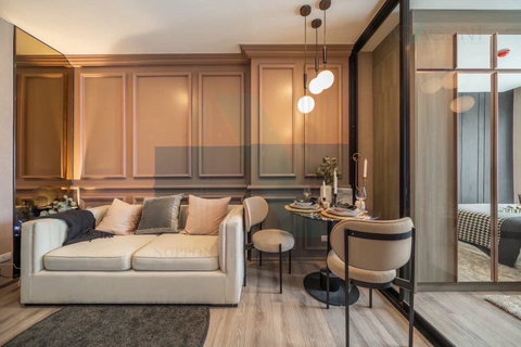 รูปภาพ For Rent Condo KNIGHTSBRIDGE COLLAGE SUKHUMVIT 107 Building 1, Floor 15,1 bed room, Room size 32.00 sqm