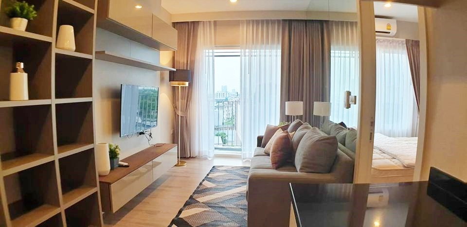 รูป ห้องจริง✨เช่าคอนโด สัญญา 1 ปี✨🛋️🛌แอมเบอร์ บาย อีสเทิร์น สตาร์ - รูปที่ 3/12