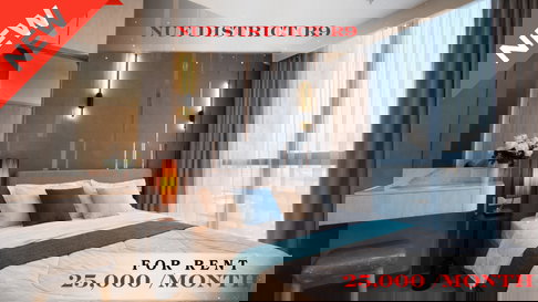 🍀🍀 Corner  Rare Unit❤️‍🔥 ให้เช่า📌 นิว ดิสทริค อาร์ 9 (Line: @rent2022) MRT พระราม9 ห้องสวย พร้อมเข้าอยู่ ราคาดี!!🔖10892