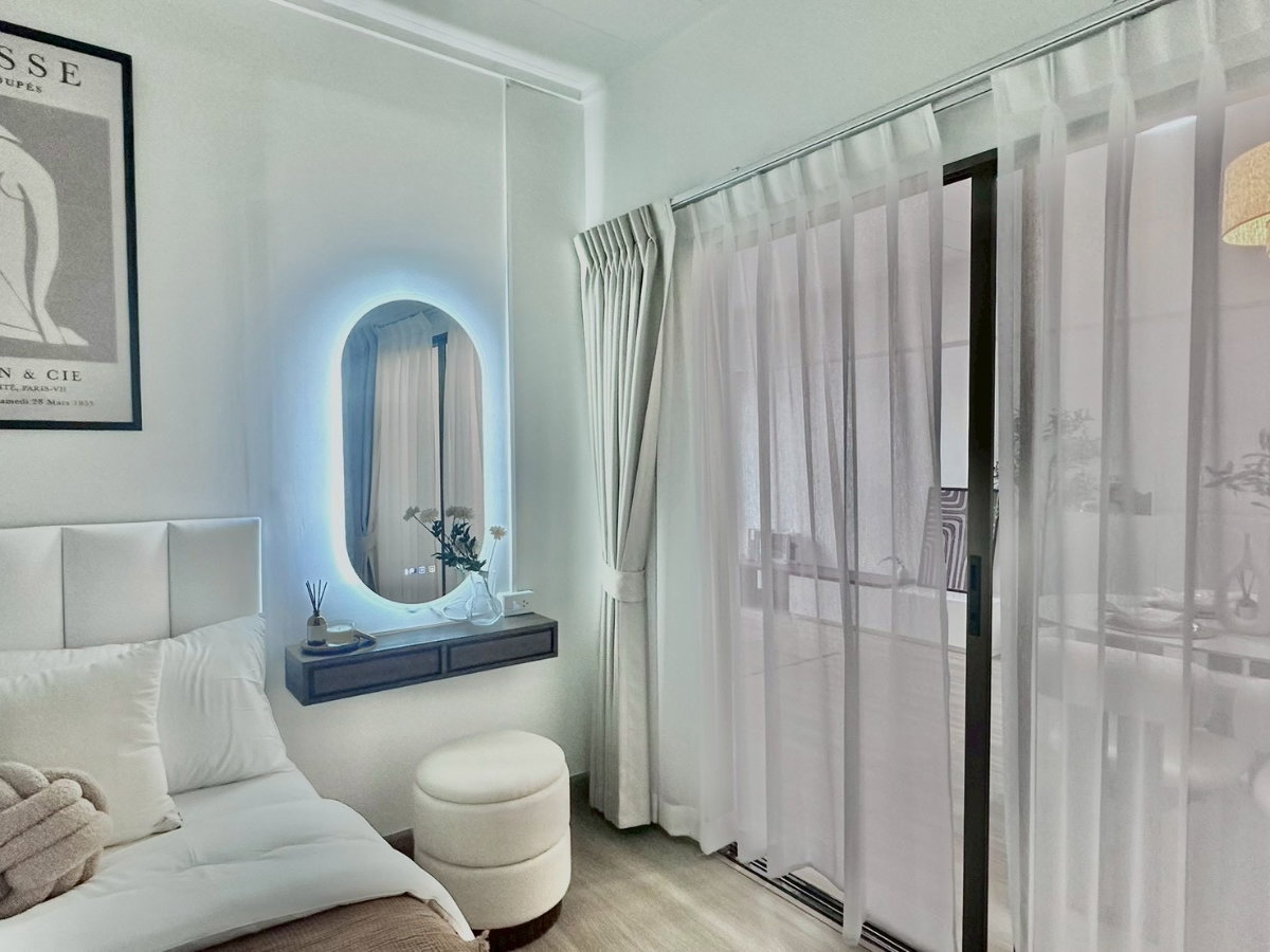 รูป ขายคอนโดบ้านสวนบางเขน รีโนเวทใหม่ 2 ห้องนอน 2 ห้องน้ำ ห้องมุม ใกล้ BTS สายหยุด เฟอร์ครบ พร้อมอยู่ (เจ้าของขายเอง) - รูปที่ 6/19