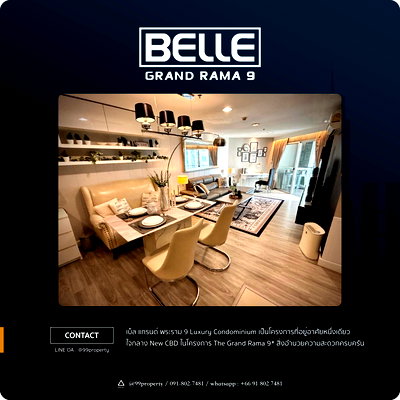 Condos for rent : For rent Belle Rama 9  Ready to move in