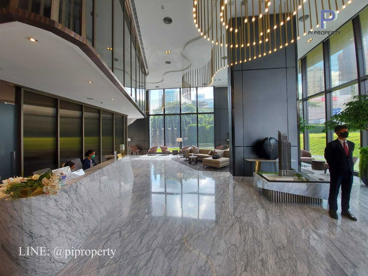 รูป ให้เช่าคอนโด 1 ห้องนอน ตกแต่งครบครัน ในโครงการ Esse at Singha Complex ใกล้สถานี MRT - รูปที่ 15/29