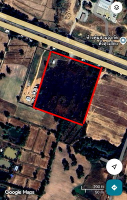 ที่ดิน ถนนแจ้งสนิท อุบลราชธานี : ขายที่ดินเปล่าถมแล้วมีรั้วคอนกรีต ติดถนนใหญ่เส้นบรบือ-บ้านไผ่ เขตอำเภอบรบือ