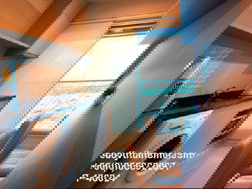 รูป P-48024 วิวตระการตาใจกลางสาทร! 1 ห้องนอน ริทึ่ม สาทร-นราธิวาส 20,000 บาท Line Id: @easythaihome 085-592-2897 - รูปที่ 4/7