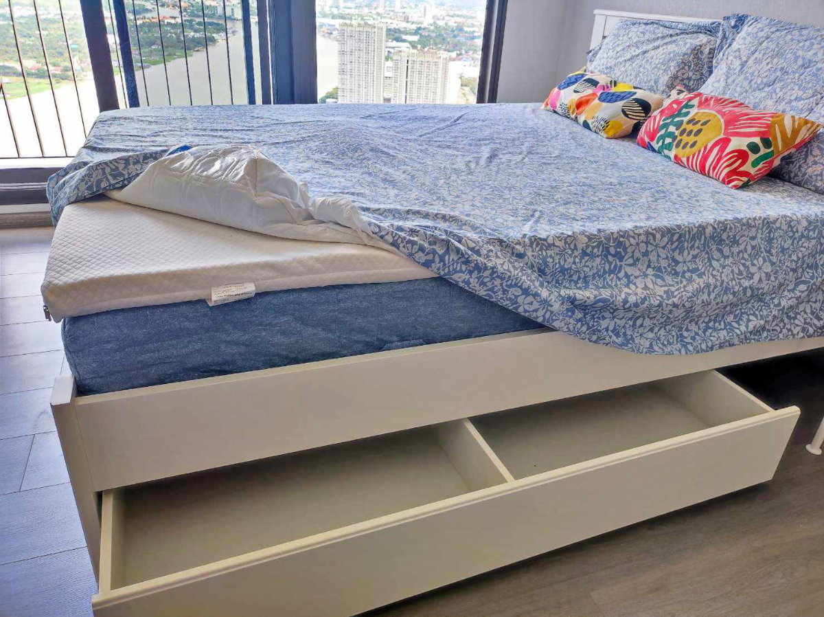 รูป ห้องจริง✨เช่าคอนโด สัญญา 1 ปี✨🛋️🛌เดอะ โพลิแทน อควา - รูปที่ 2/9