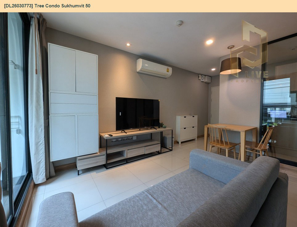 รูป DL26030773 ให้เช่าคอนโด ทรี คอนโด สุขุมวิท 50 (Tree Condo Sukhumvit 50) ใกล้ BTS อ่อนนุช พร้อมเข้าอยู่ โทรด่วน 0653619502 LineID @897iyzll - รูปที่ 3/8