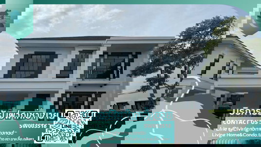 Luxury house for sale, Setthasiri Watcharapol-Thep Rak. Beautiful house with built-in furniture and complete interior decoration. - SW003518