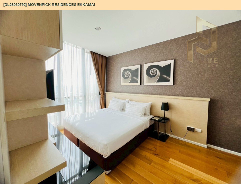 รูป DL26030792 ขายคอนโด เมอเวนพิค เรสซิเดนซ์ เอกมัย (Movenpick Residences Ekkamai ) ใกล้ BTS เอกมัย พร้อมเข้าอยู่ โทรด่วน 0800343450 LineID @655ebbvc - รูปที่ 2/9