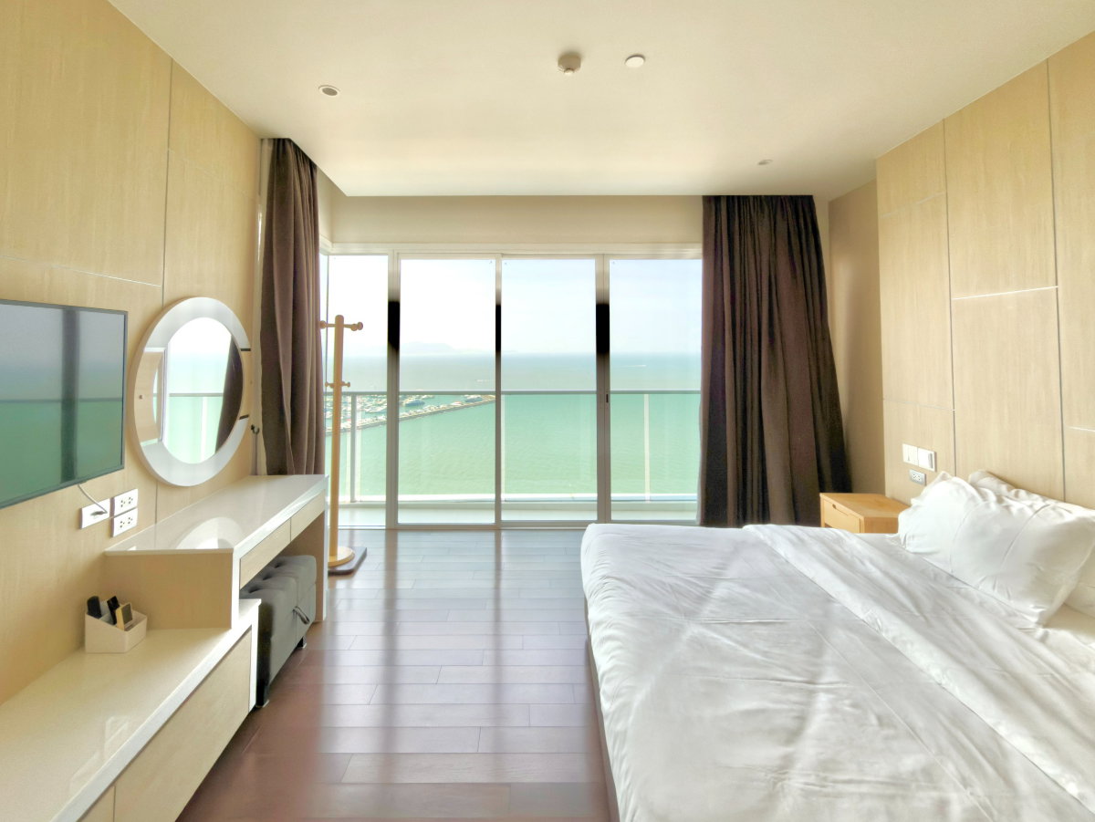 รูป ให้เช่า คอนโด Mövenpick White Sand Beach นาจอมเทียน 1 ห้องนอน 80 ตร.ม. วิวทะเล panoramic view - รูปที่ 4/13