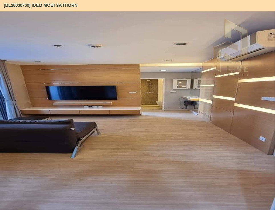 รูป DL26030730 ให้เช่าคอนโด ไอดีโอ โมบิ สาทร (IDEO Mobi Sathorn) ใกล้ BTS กรุงธนบุรี พร้อมเข้าอยู่ โทรด่วน 0656259498 LineID @257sxzzu - รูปที่ 2/6