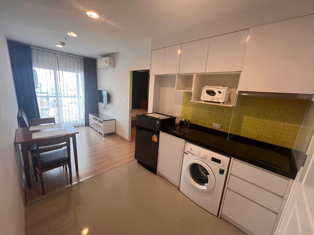 รูป ห้องพร้อมเข้าอยู่ วิวสวย ชั้นสูง ไม่บล็อค ใกล้บีทีเอสตลาดพลู เดอะมอลล์ท่าพระ - รูปที่ 3/6