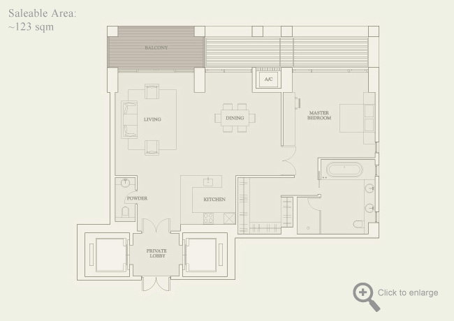 รูป 📌📌 Urgent Rent!!! The Sukhothai Residences 1-Bedroom Unit 🔰 Size: 119 sq.m. 🔰 Great Price📌📌 - รูปที่ 5/10