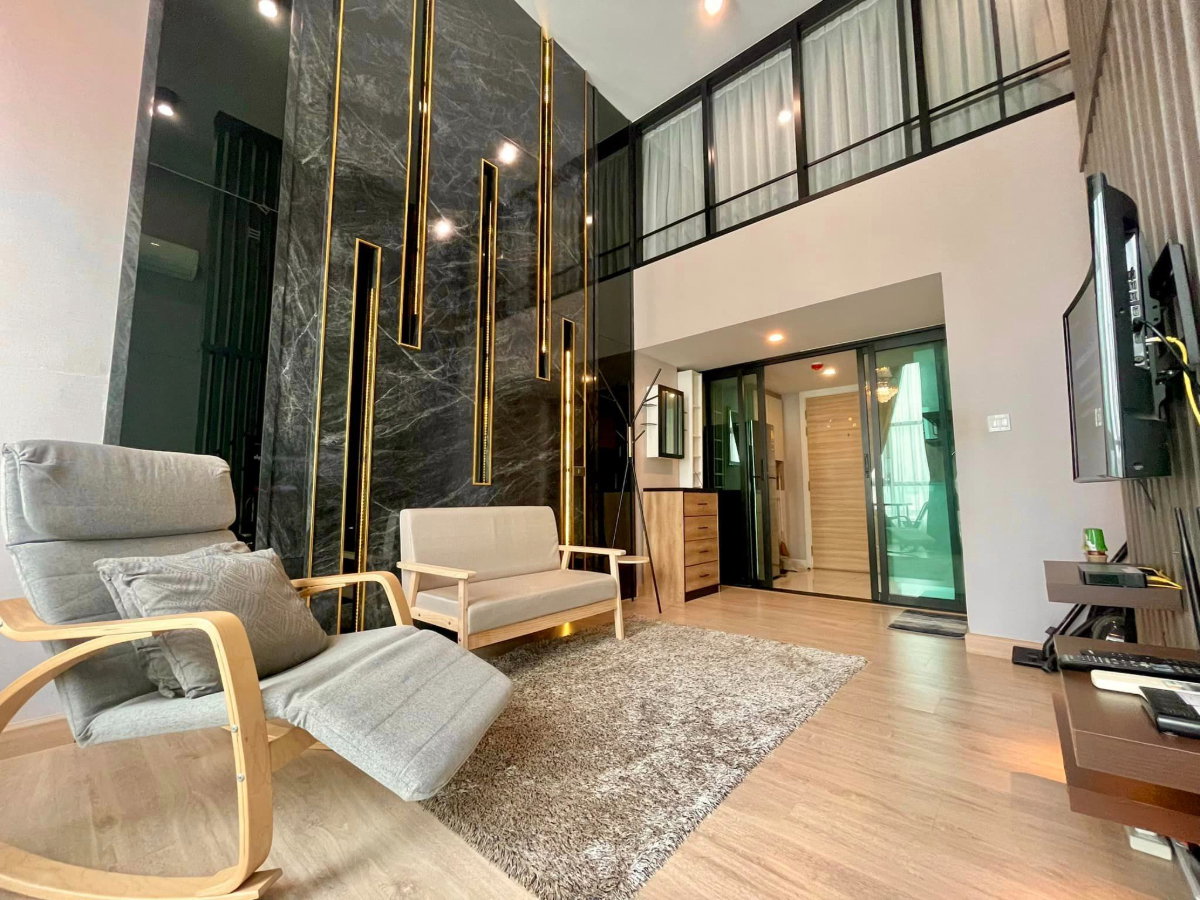 รูป ห้องจริง✨เช่าคอนโด สัญญา 1 ปี✨🛋️🛌Knightsbridge Duplex Tiwanon - รูปที่ 5/14