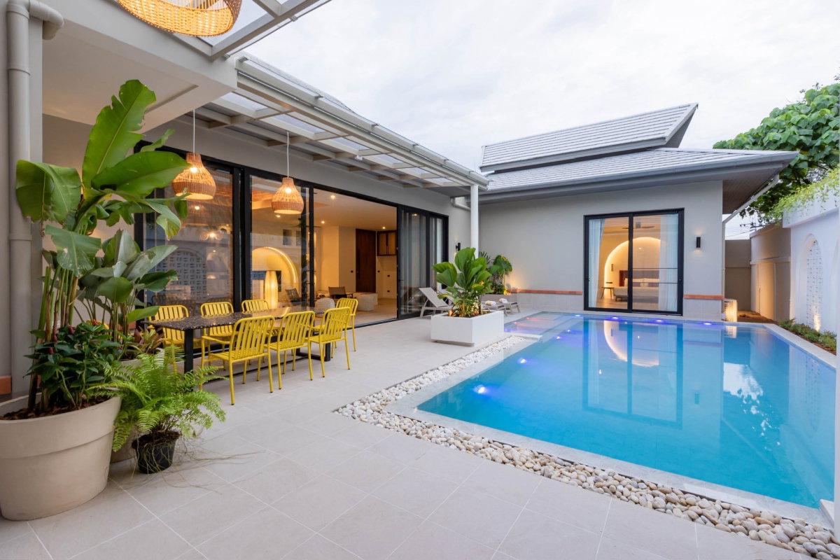 รูป Luxury Pool Villa ให้เช่า! The Glorious Villas Rawai พร้อมเข้าอยู่หลัง 13 เม.ย. วิลล่าหรู - รูปที่ 2/13